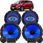 Kit Alto Falantes Dianteiros + Traseiros Chevrolet Equinox 2017 Até 2021 - Hurricane Class 520w