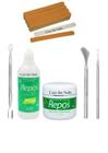 Kit Amaciante + Creme Removedor + Lixa Parda + Espátula para Cutícula + Bisturi 222 e 209