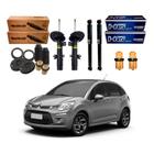 Kit Amortecedor Dianteiro Traseiro C3 1.6 T.a 2013 A 2021