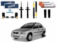 Kit amortecedor dianteiro traseiro nakata chevrolet corsa sedan classic 1.0 1996 a 2010