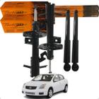 Kit Amortecedor Traseiro + Dianteiro Nissan Sentra 2.0
