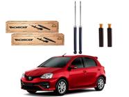 Kit amortecedor traseiro monroe original toyota etios 1.3 1.5 2017 a 2019