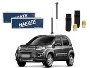 Kit amortecedor traseiro nakata fiat uno way 1.0 1.4 2017 a 2020