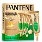 Kit Ampola Pantene Reconstrução Revitalizadora 3 unidades 15ml