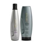 Kit Aneethun Blond System Shampoo Matizante 300ml + Máscara Cinza Matizadora 250g