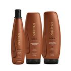 Kit aneethun kera shampoo + recondicionador + finalizador - 3 itens