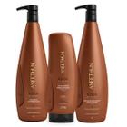 Kit Aneethun Kera System Shampoo 1L + Recondicionador 1L + Finalizador 250g