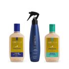 Kit Aneethun Linha A Creme250ml+Spray150ml+Creme Cachos250ml