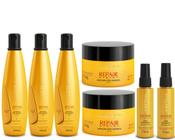 Kit Aneethun Repair 3 Shampoos + 2 Máscaras + 2 Óleo Repair