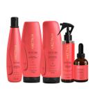 Kit Aneethun Restore System Shampoo 300ml+Máscara 250g+Finalizador 250g+Acidificante+Booster