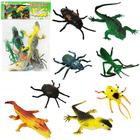 Kit animal selvagem insetos de plastico insects 8 pecas - PD IMPEX