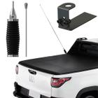 Kit Antena Px Enfeite Caminhonete Pickup Com Suporte 1,30m