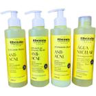 Kit Anti-acne Sabonete de Limpeza Facial Esfoliante Espinha