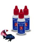 Kit Anticloro Delfin Kit 3 Unidades P/ Aquario Ornamental Peixe Betta 20ML