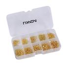 Kit Anzol Chinu Dourado S/Furo Com Caixa 600 Unidades Prontaentrega