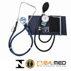 Kit Ap. Pressão Esfigmomanômetro + Estetoscópio Azul PA Med - P.A. Med - P. A. MED