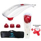 Kit Aparelho de Massagem Vibratório com Infravermelho + Massageador Corporal MIMO