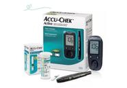 Kit Aparelho Medidor De Glicemia-diabetes Accu-check Active