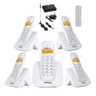 Kit Aparelho Telefone Bina Entrada Chip Celular 3G 4 Ramal - Intelbras