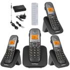 Kit Aparelho Telefone TS 5120 + 3 Ramal e entrada para chip