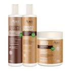 Kit Ápice Cosméticos Crespo Power Shampoo, Condicionador e Creme 500g