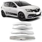 Kit Aplique Cromado Capa Maçanetas Renault Sandero 2007-2014 - Shekparts