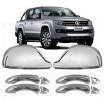 Kit Aplique Cromado Maçaneta E Retrovisor Amarok 2010 A 2018 - Shekparts