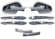 Kit Aplique Cromado Maçaneta Retrovisor Grade JAC J3 J3 Turin 2011 à 2013 - Shekparts