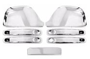 Kit Aplique Cromado Maçaneta Retrovisor Tampa Amarok 2010-21 - Shekparts