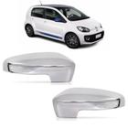 KIT Aplique Cromado Retrovisor Volkswagem VW UP 13 14 15 16 17 18 19 - PAR - Shekparts