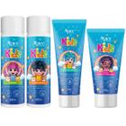 Kit Apse Apice Kids Completo 4 Produtos Tratamento Capilar Linha Infantil Vegano Uso Diário