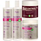 Kit Apse Cachos Anti Porosidade Shampoo Condicionador Ativador E Mascara Ph Control Grande