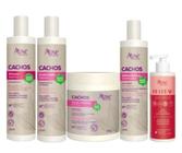 Kit Apse Cachos Shampoo + Condicionador + Ativador + Gelatina + BB Cream 5 itens