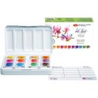 Kit Aquarela Nevskaya White Nights Botânica Pastilhas C/ 12 Cores - NEVSKAYA PALITRA