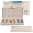 Kit Aquarela Nevskaya White Nights Estojo Plástico Pastilhas C/ 24 Cores