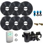 Kit Aquecedor Solar Nautilus 6 Placas Coletoras Piscina 24m³