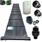 Kit aquecedor solar piscina 02 placas rosca cont tholz+valv