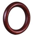 Kit Argolas 19mm Madeira Pacote com 100 Pçs Mogno