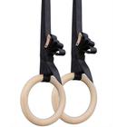 Kit Argolas De Suspensão Madeira Exercício Funcional E Ginástica Gt792
