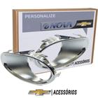 Kit Aro Cromado Do Farol De Milha Na Moldura Acessorios Agile 2014 A Kit192 - Acessorios Chevrolet