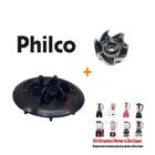 Kit Arrastes Originais do Motor e Do Copo Liq Philco PLQ912 PLQ1010 PLQ1212 PLQ1414 PLQ1500