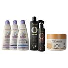 Kit Arvensis Cachinhos Cachos Naturais Tec Oil 6 Itens