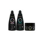 Kit Arvensis Cachos Naturais Home Care Crespos (3 unidades)