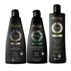 Kit Arvensis Cachos Shampoo + Cond. + Ativador Crespos 500ml