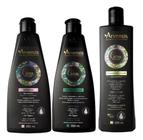 Kit Arvensis Cachos Shampoo Condicionador Ativador Crespos