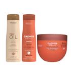 Kit Arvensis Cachos Shampoo e Máscara 2x1 + Shampoo Tec Oil