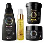 Kit Arvensis Cachos Shampoo Másc 2X1 Geleia Suave Reparador