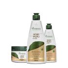 Kit Arvensis Cosméticos Naturais Hidratação Intensiva Shampoo Máscara e Leave-in (3 produtos)