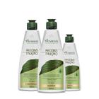 Kit Arvensis Cosméticos Naturais Reconstrução Shampoo Condicionador e Leave-in (3 produtos)