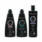 Kit Arvensis Ondulados Shampoo Condicionador Ativador 500Ml